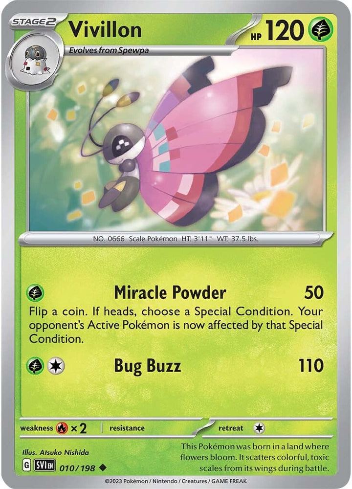 Vivillon (010/198) [Scarlet &amp; Purple: Base Set] 