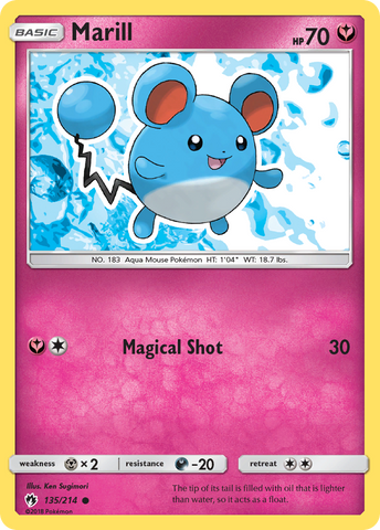 Marill (135/214) [Sun &amp; Moon: Lost Thunder] 