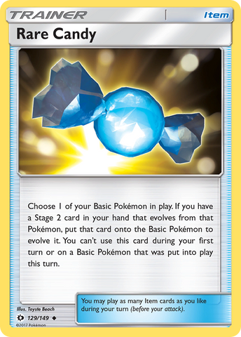 Rare Candy (129/149) [Sun &amp; Moon: Base Set] 