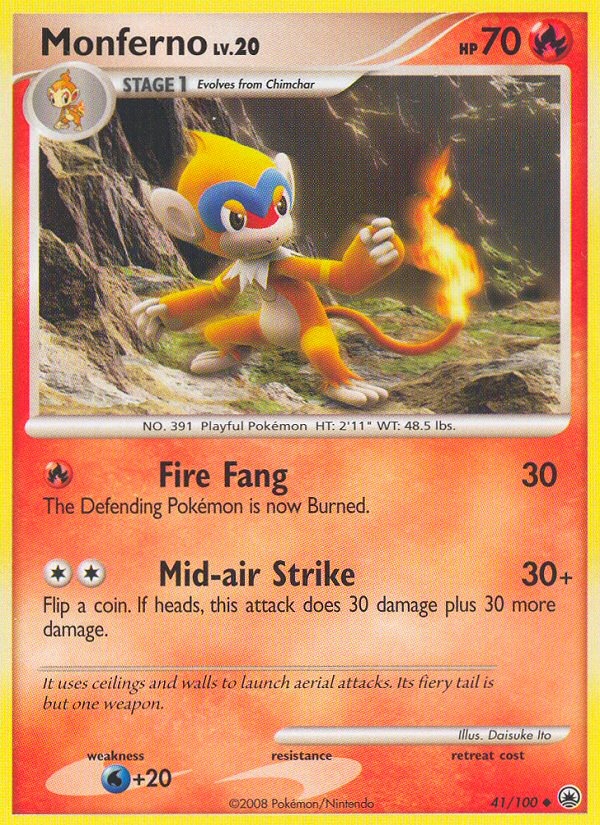 Monferno (41/100) [Diamond &amp; Pearl: Majestic Dawn] 