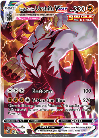 Single Strike Urshifu VMAX (168/163) [Sword &amp; Shield: Battle Styles] 