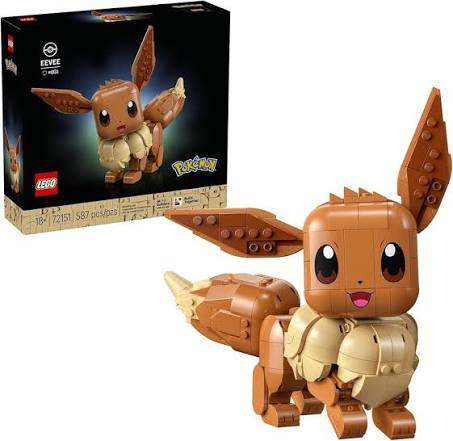 POKÉMON LEGO # 72151  -  EEVEE (587 PIECES)
