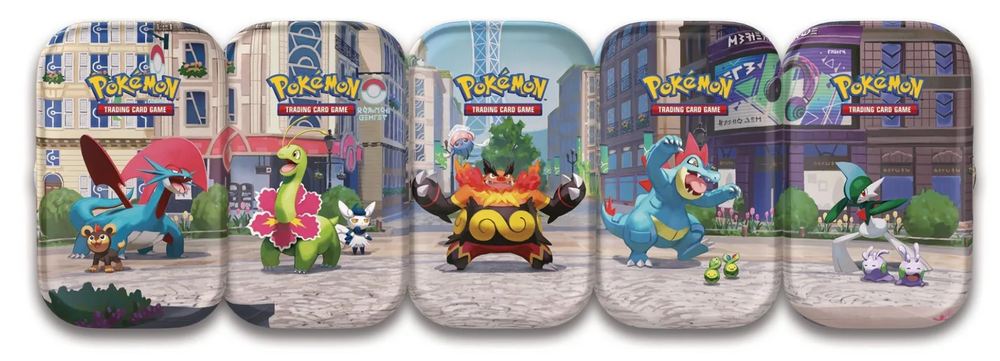Lumiose City Mini Tin (1 BOÎTE - ILLUSTRATION ALÉATOIRE)