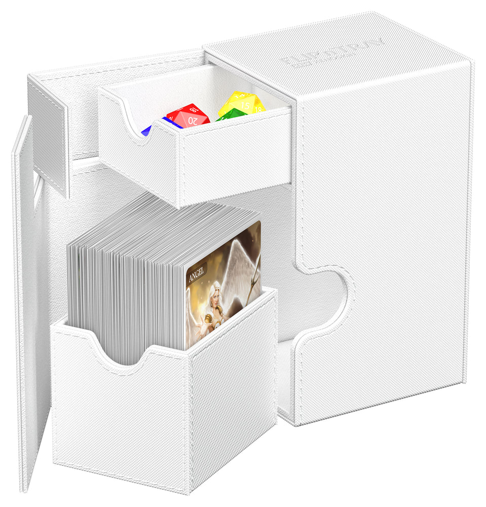 Ultimate Guard - Boîte pour deck Flip 'N' Tray (80+) [BLANC]