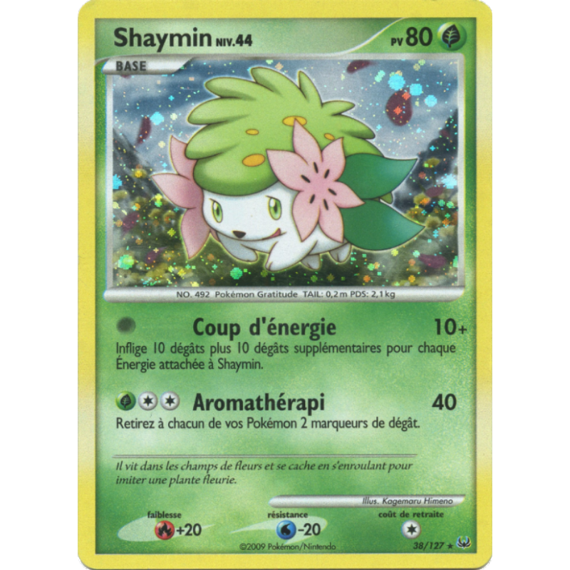 Shaymin (38/127) (FRANÇAIS) (Theme Deck Exclusive) [Platinum: Base Set]