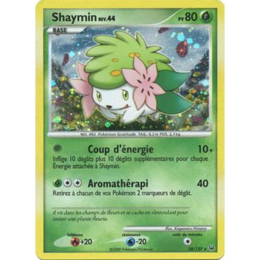 Shaymin (38/127) (FRANÇAIS) (Theme Deck Exclusive) [Platinum: Base Set]