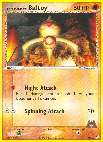Team Magma's Baltoy (61/95) [EX: Team Magma vs. Team Aqua] 
