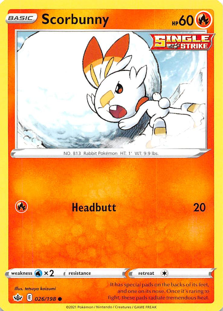 Scorbunny (026/198) [Sword &amp; Shield: Chilling Reign] 