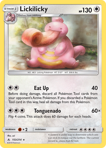 Lickilicky (153/214) [Sun &amp; Moon: Unbroken Bonds] 
