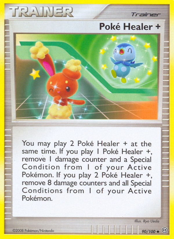 Poke Healer+ (90/100) [Diamond &amp; Pearl: Stormfront] 