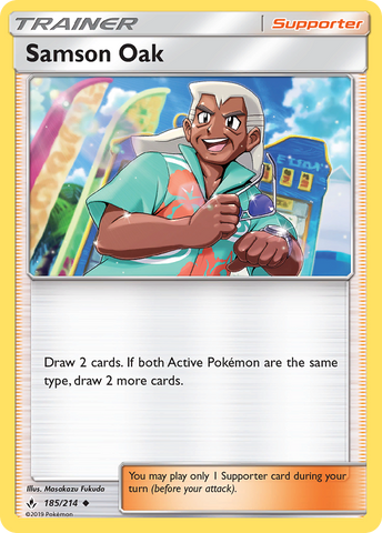Samson Oak (185/214) [Sun &amp; Moon: Unbroken Bonds] 
