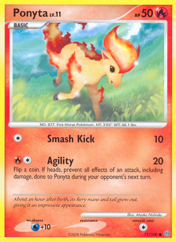 Ponyta (71/100) [Diamond &amp; Pearl: Stormfront] 