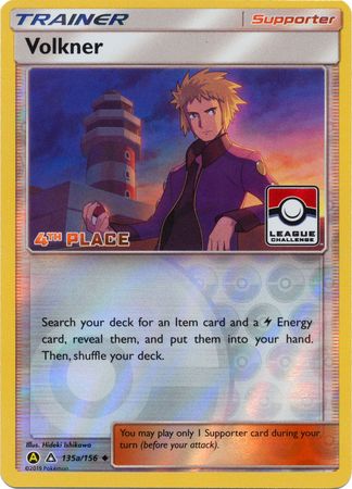 Volkner (135a/156) (League Challenge 4th Place) [Sun &amp; Moon: Ultra Prism] 
