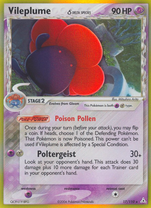 Vilefeather (17/110) (Delta Species) [EX: Holon Phantoms] 
