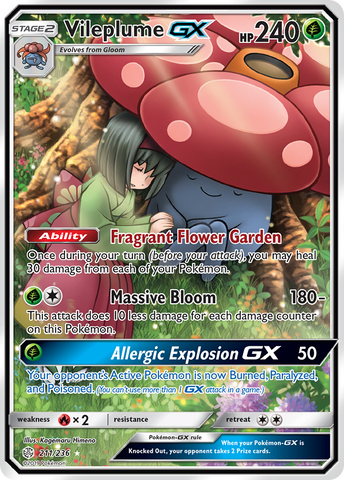 Vilefeather GX (211/236) [Sun &amp; Moon: Cosmic Eclipse] 