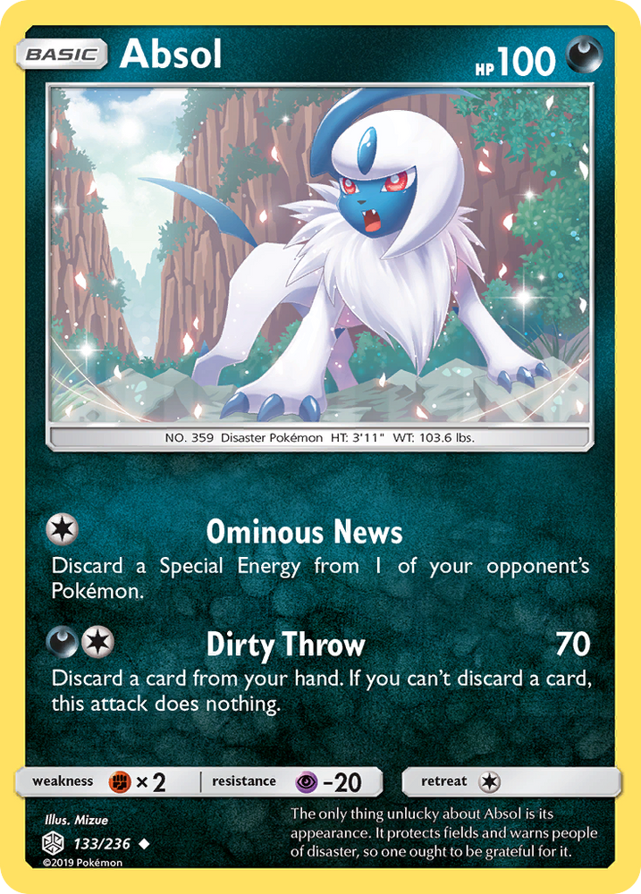 Absol (133/236) [Sun &amp; Moon: Cosmic Eclipse] 