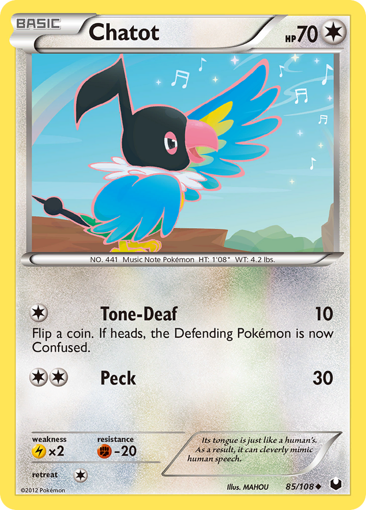 Chatot (85/108) [Black &amp; White: Dark Explorers] 