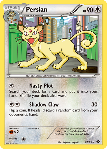 Persian (81/99) [Black &amp; White: Next Destinies] 
