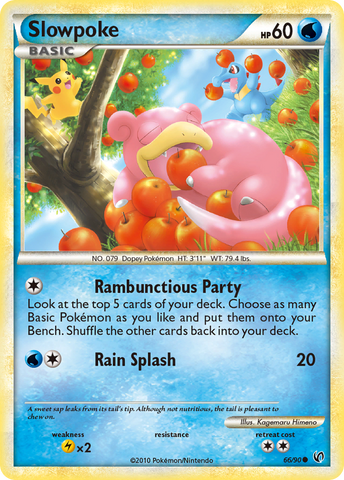 Slowpoke (66/90) [HeartGold &amp; SoulSilver: Undaunted] 