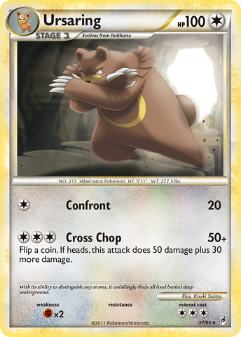 Ursaring (37/95) [HeartGold &amp; SoulSilver: Call of Legends] 
