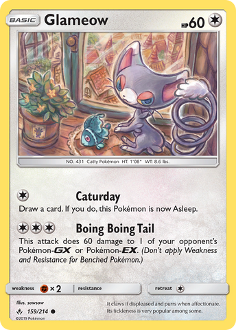 Glameow (159/214) [Sun &amp; Moon: Unbroken Bonds] 
