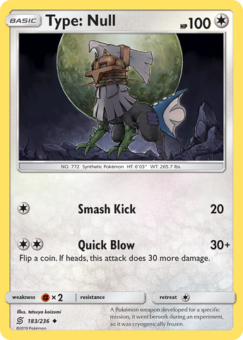 Type: Null (183/236) [Sun &amp; Moon: Unified Minds] 