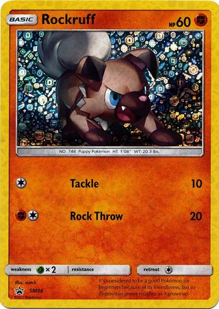 Rockruff (SM06) (General Mills Promo) [Sun &amp; Moon: Black Star Promos] 