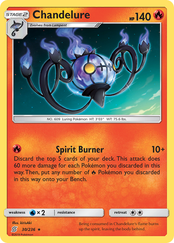 Chandelure (30/236) [Sun &amp; Moon: Unified Minds] 