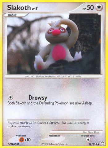 Slakoth (99/123) [Diamond &amp; Pearl: Mysterious Treasures] 