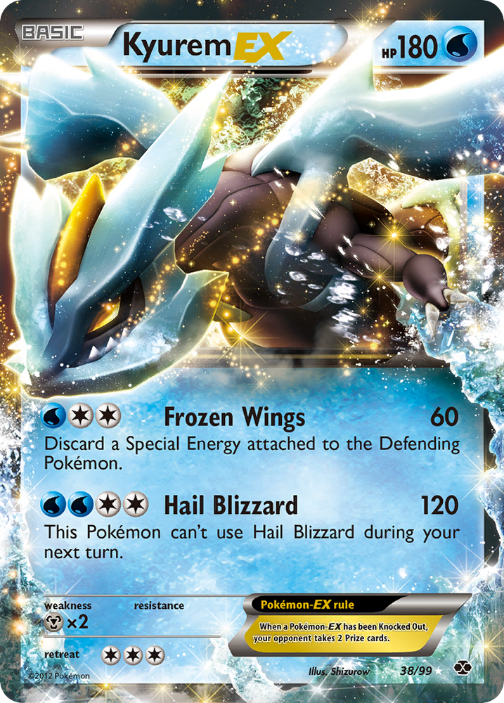 Kyurem EX (38/99) [Black &amp; White: Next Destinies] 