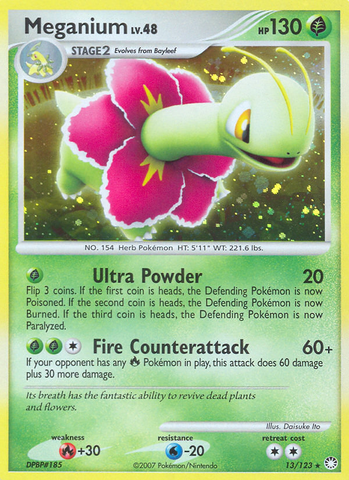 Meganium (13/123) [Diamond &amp; Pearl: Mysterious Treasures] 