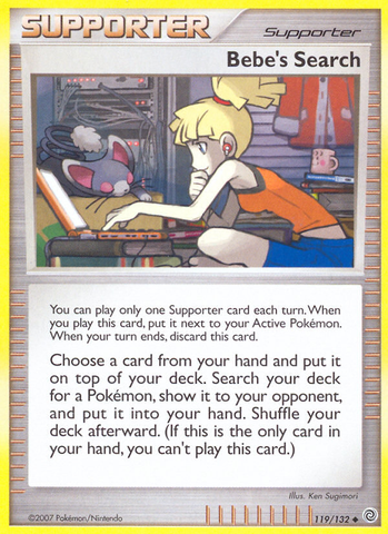Bebe's Search (119/132) [Diamond &amp; Pearl: Secret Wonders] 