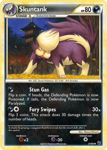Skuntank (37/90) [HeartGold &amp; SoulSilver: Undaunted] 