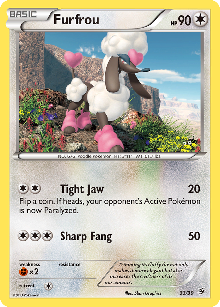 Furfroo (33/39) [XY: Kalos Starter Set] 