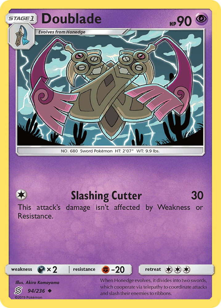 Doublade (94/236) [Sun &amp; Moon: Unified Minds] 