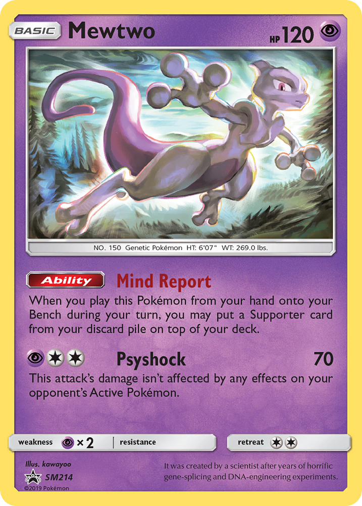 Mewtwo (SM214) [Sun &amp; Moon: Black Star Promos] 