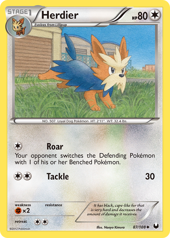 Herdier (87/108) [Black &amp; White: Dark Explorers] 