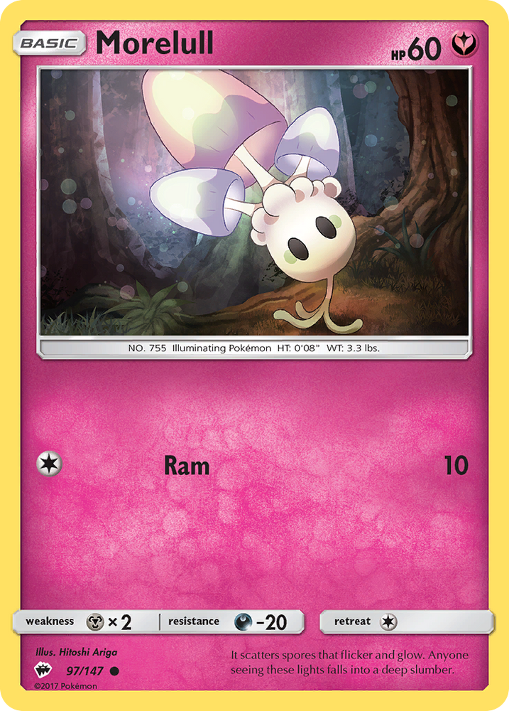 Morelull (97/147) [Sun &amp; Moon: Burning Shadows] 