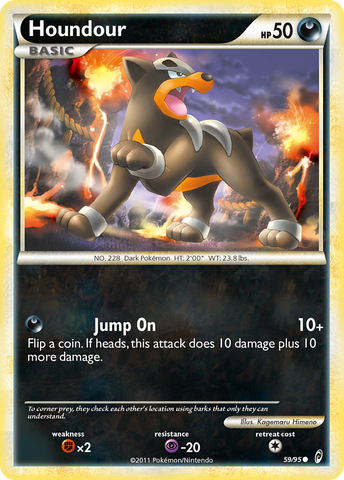 Houndour (59/95) [HeartGold &amp; SoulSilver: Call of Legends] 