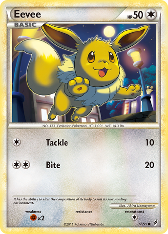 Eevee (56/95) [HeartGold &amp; SoulSilver: Call of Legends] 