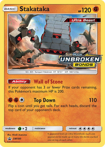 Stakataka (SM180) [Sun &amp; Moon: Black Star Promos] 