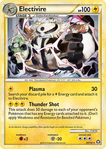 Electivire (20/102) [HeartGold &amp; SoulSilver: Triumphant] 