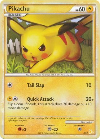 Pikachu (2/30) [HeartGold &amp; SoulSilver: Trainer Kit - Raichu] 