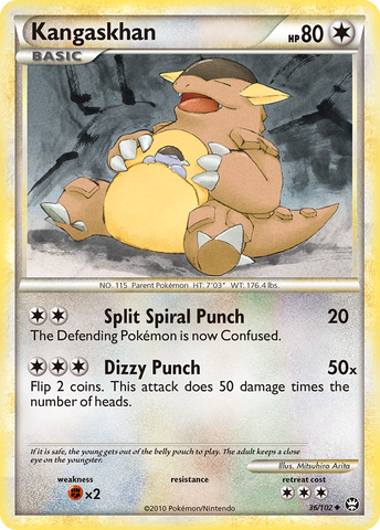 Kangaskhan (36/102) [HeartGold &amp; SoulSilver: Triumphant] 