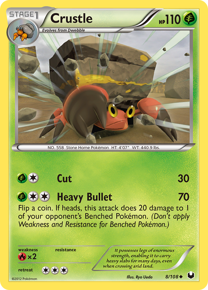 Crustle (8/108) [Black &amp; White: Dark Explorers] 