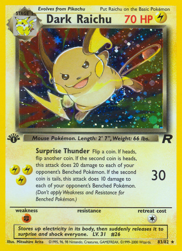 Darth Raichu (83/82) [Team Rocket 1st Edition] 