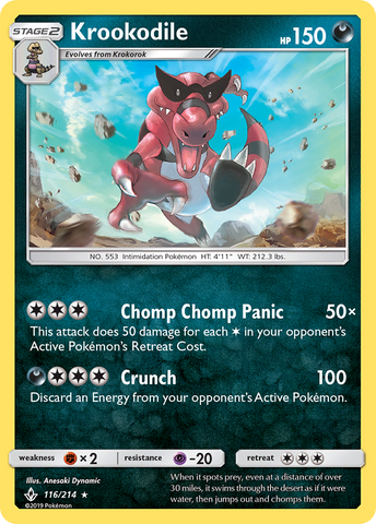 Krookodile (116/214) [Sun &amp; Moon: Unbroken Bonds] 