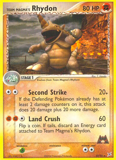 Team Magma's Rhydon (22/95) [EX: Team Magma vs. Team Aqua] 