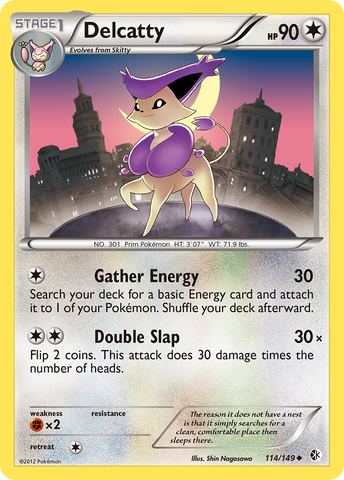 Delcatty (114/149) [Black &amp; White: Boundaries Crossed] 