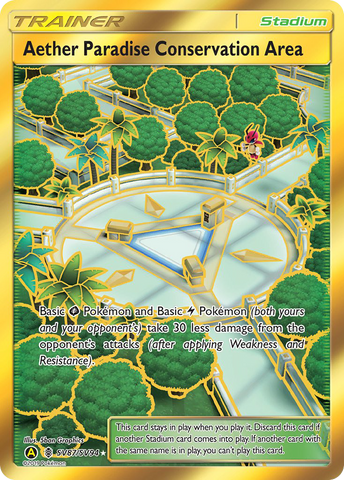 Aether Paradise Conservation Area (SV87/SV94) [Sun &amp; Moon: Hidden Fates - Shiny Vault] 